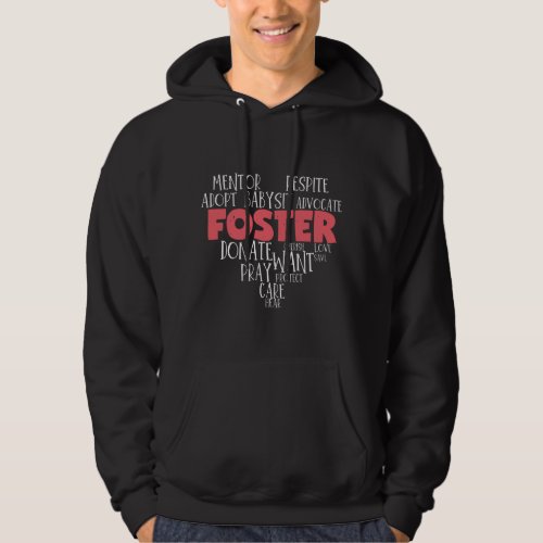 Forster Parents Care Foster Care Adoption Hoodie