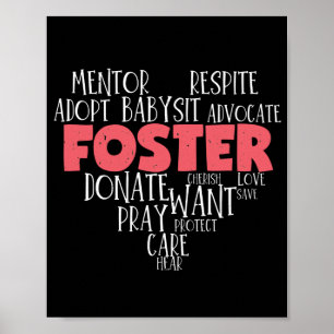Forster Parents Care Foster Care Adoption Poster