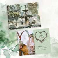 Forsyth Fountain Savannah GA Photo Save the Date