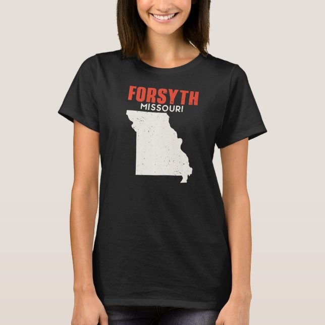 Forsyth Missouri USA State America Travel Missouri T-Shirt (Front)