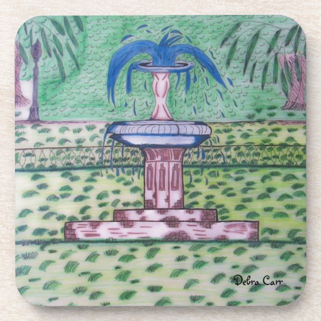 Forsyth Park cork Coaster (Front)