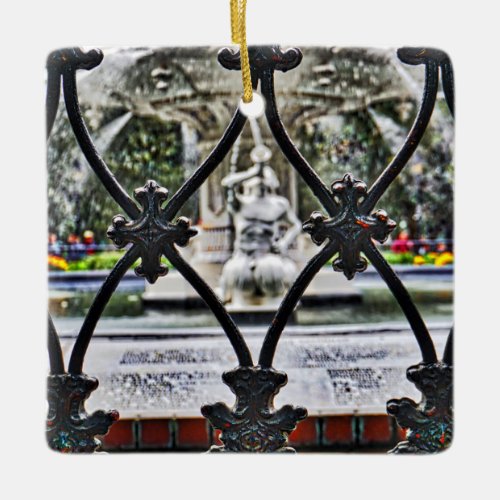 Forsyth Park Fountain Ornament