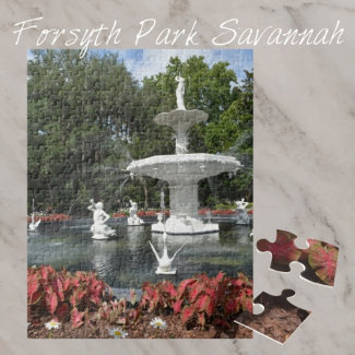 Forsyth Park Fountain Savannah GA Photographic