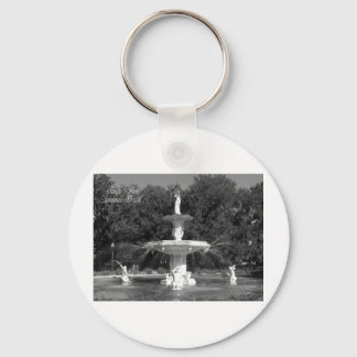 Forsyth Park Fountain Savannah, Georgia Keychain