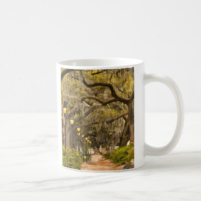 Forsyth Park - Photo, Savannah, Georgia (GA) USA Coffee Mug (Right)