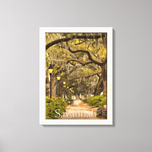 Forsyth Park _ Savannah GA Canvas Print