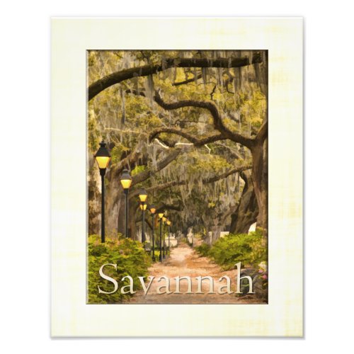 Forsyth Park _ Savannah GA Photo Print