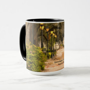 Forsyth Park, Savannah GA Travel Photography Mug