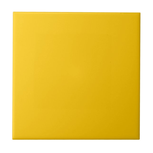 Forsythia Bright Yellow Square Kitchen and Bath Ceramic Tile (Front)