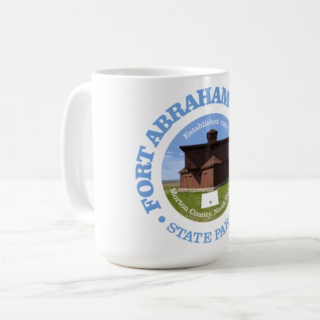 Fort Abraham Lincoln SP Coffee Mug (Front Left)