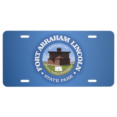 Fort Abraham Lincoln SP License Plate