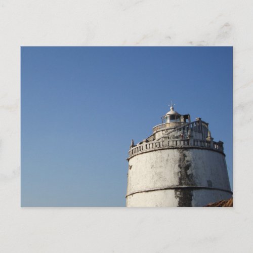 Fort Aguada Lighthouse Goa India Postcard
