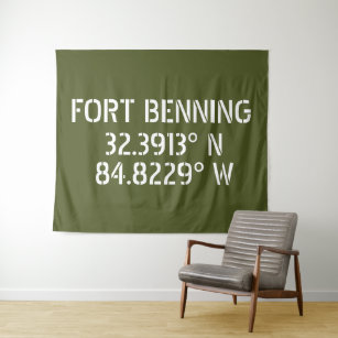 Fort Benning Latitude Longitude  Tapestry