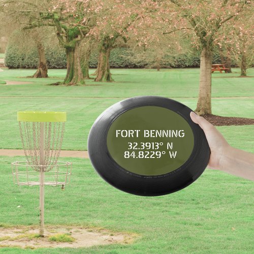 Fort Benning Latitude Longitude  Wham_O Frisbee
