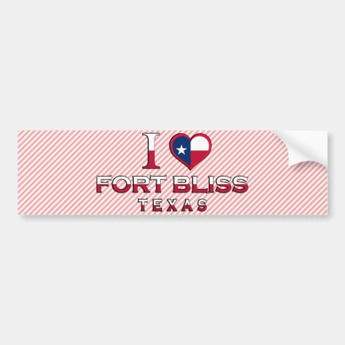 Fort Bliss Texas Bumper Sticker