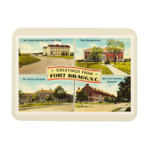 Fort Bragg # 2 North Carolina NC Vintage Souvenir- Magnet