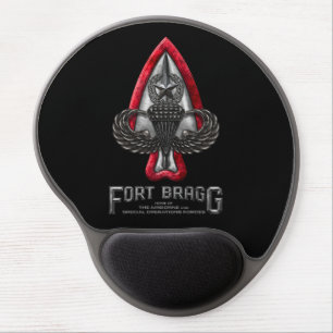 Fort Bragg Black Gel Mousepad