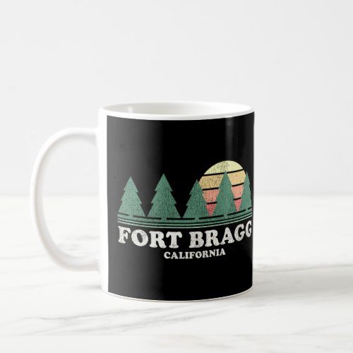Fort Bragg Ca Vintage Throwback Retro 70s  Coffee Mug