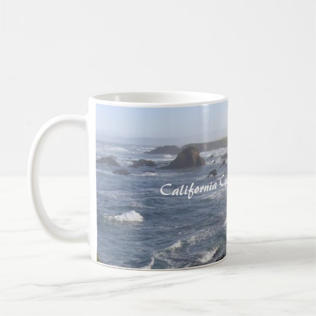 Fort Bragg California Coastline Coffee Mug (Left)