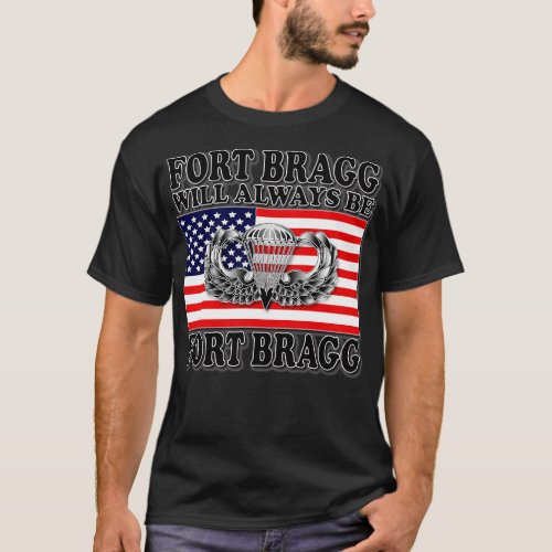 Fort Bragg Jump Wings T_Shirt