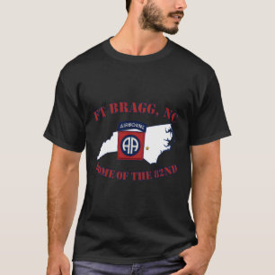 Fort Bragg Military Base-Army-Fayetteville Nc T-Shirt