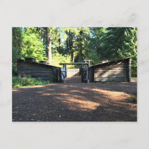 Fort Clatsop, Astoria, Oregon Postcard