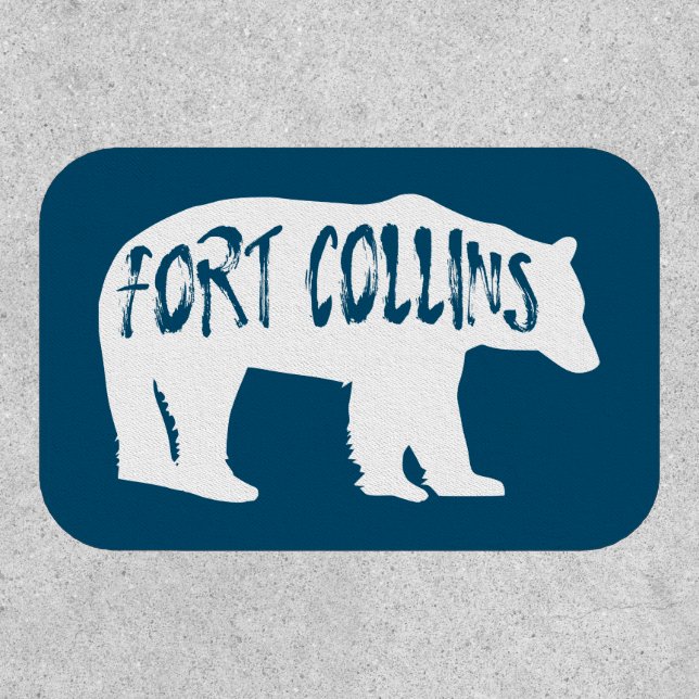 Fort Collins Colorado Bear Patch (Front)