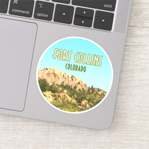 Fort Collins Colorado Horsetooth Rock Sticker