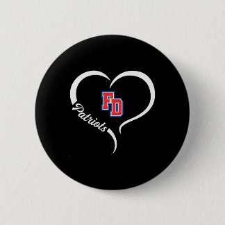 Fort Dorchester Patriots Logo Half Heart Slogan Hs Button