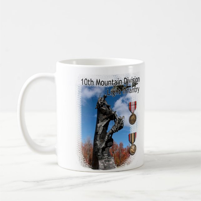 Fort Drum Statue Coffee Mug (Left)