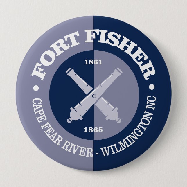 Fort Fisher (B&G) Button (Front)