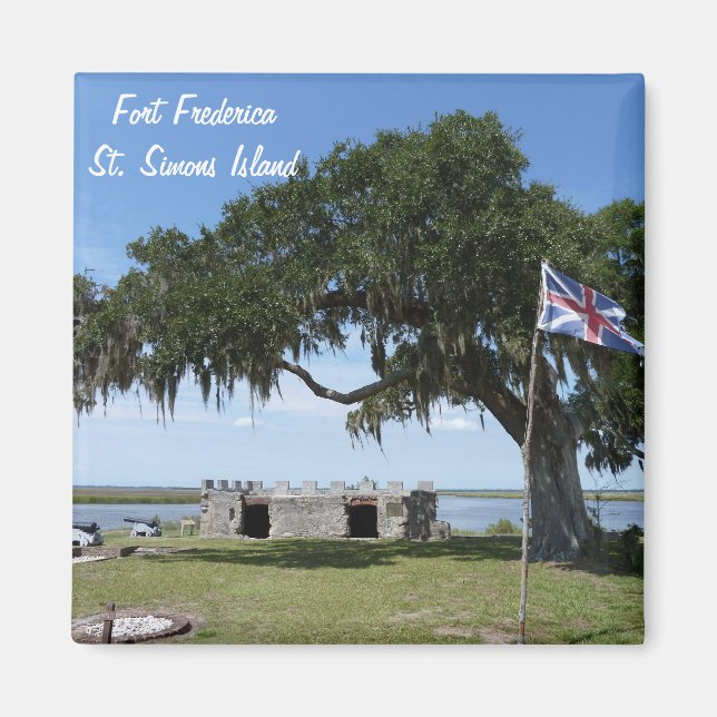 Fort Frederica St. Saint Simons Island Magnet (Front)