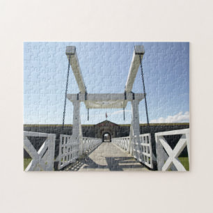 Fort George drawbridge. Jigsaw Puzzle