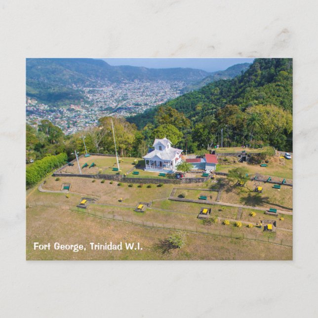 Fort George Trinidad Postcard (Front)