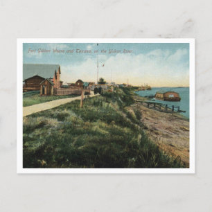 Fort Gibbon Weare, Yukon River 1910 Vintage Postcard