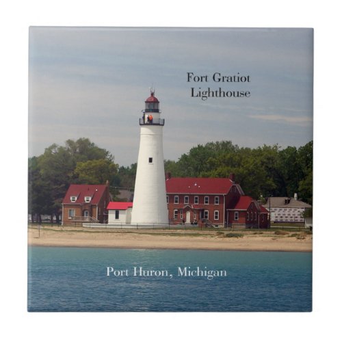 Fort Gratiot Lighthouse from water tile