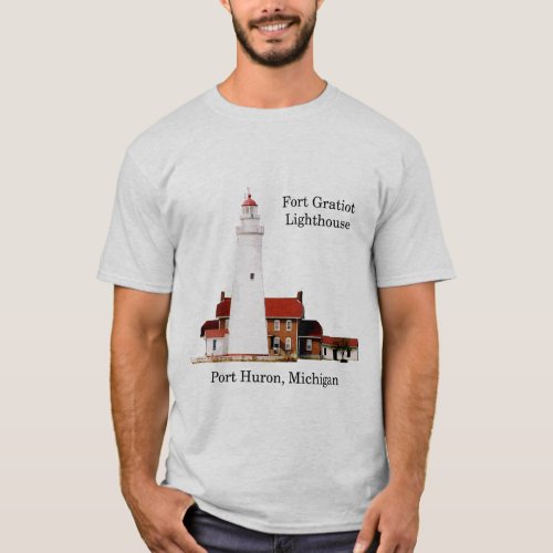 Fort Gratiot Lighthouse light shirt