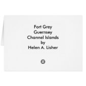 Fort Grey in Guernsey (Back Horizontal)