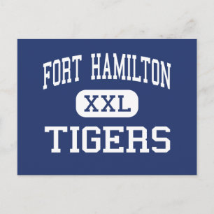 Fort Hamilton - Tigers - High - Brooklyn New York Postcard