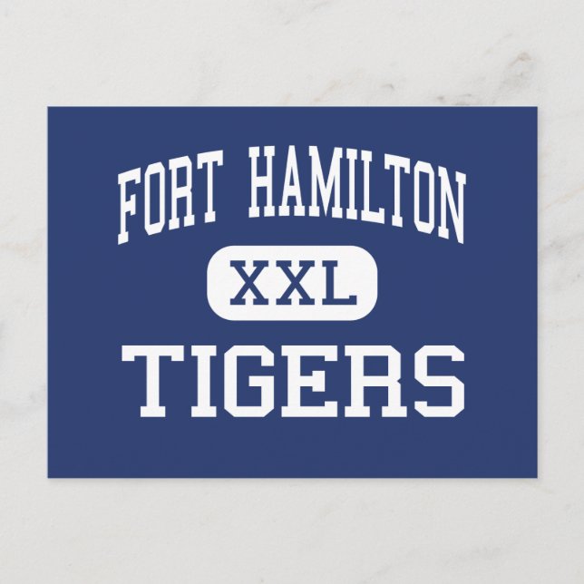 Fort Hamilton - Tigers - High - Brooklyn New York Postcard (Front)