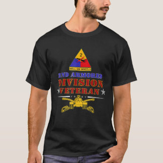 Fort Hood Texas TX 2nd Armored Division Veterans  T-Shirt
