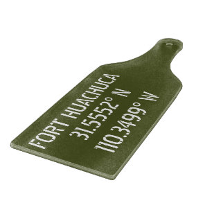 Fort Huachuca Latitude Longitude  Cutting Board