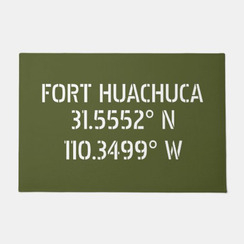 Fort Huachuca Latitude Longitude  Doormat