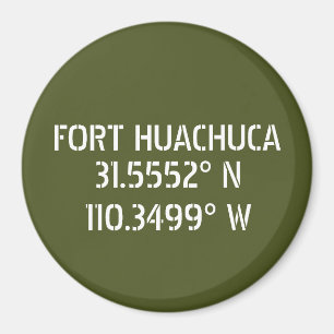 Fort Huachuca Latitude Longitude  Magnet