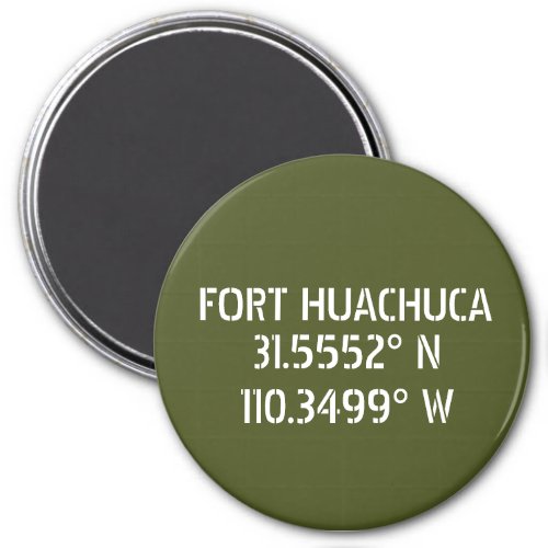 Fort Huachuca Latitude Longitude  Magnet