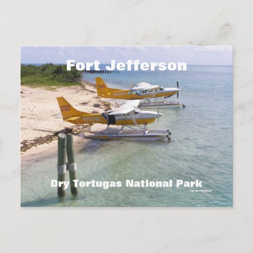Fort Jefferson Dry Tortugas National Park Postcard
