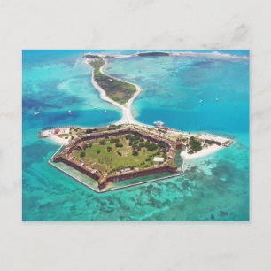 Fort Jefferson on Garden Key, Dry Tortugas NP Postcard