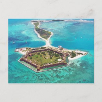 Fort Jefferson On Garden Key  Dry Tortugas Np Postcard by HTMimages at Zazzle