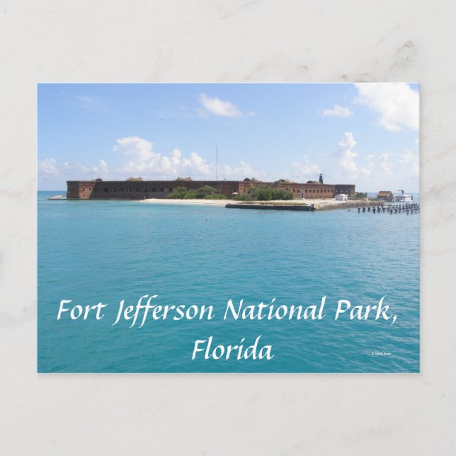 Fort Jefferson Postcard (Front)