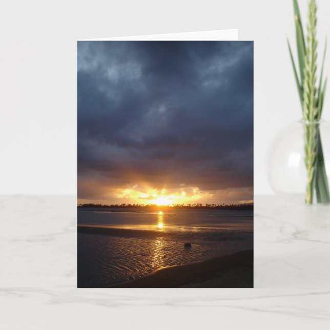 Fort Kam Sunset Card (Front)